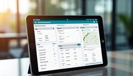 Modern logistics dashboard representing data clarity