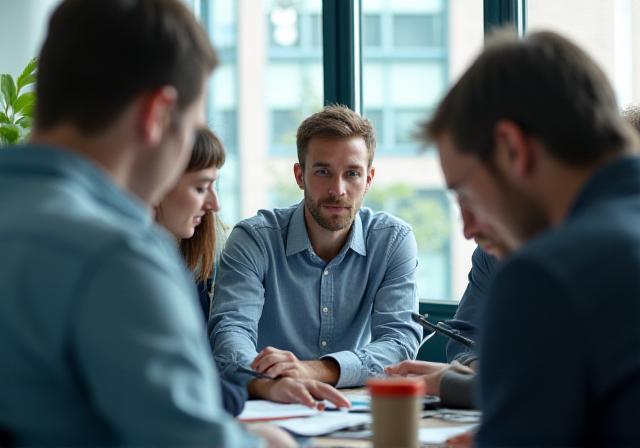 Our data science team working in London office